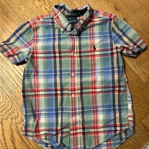 Ralph Lauren Kids Plaid Shirt - Red, Blue, Green
